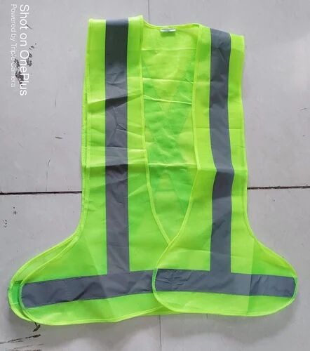 Polyester Safety Jacket, Size : Free Size