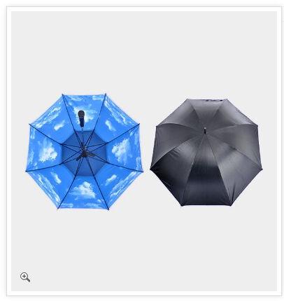 Plain Fan Umbrella, Size : 21 Inch