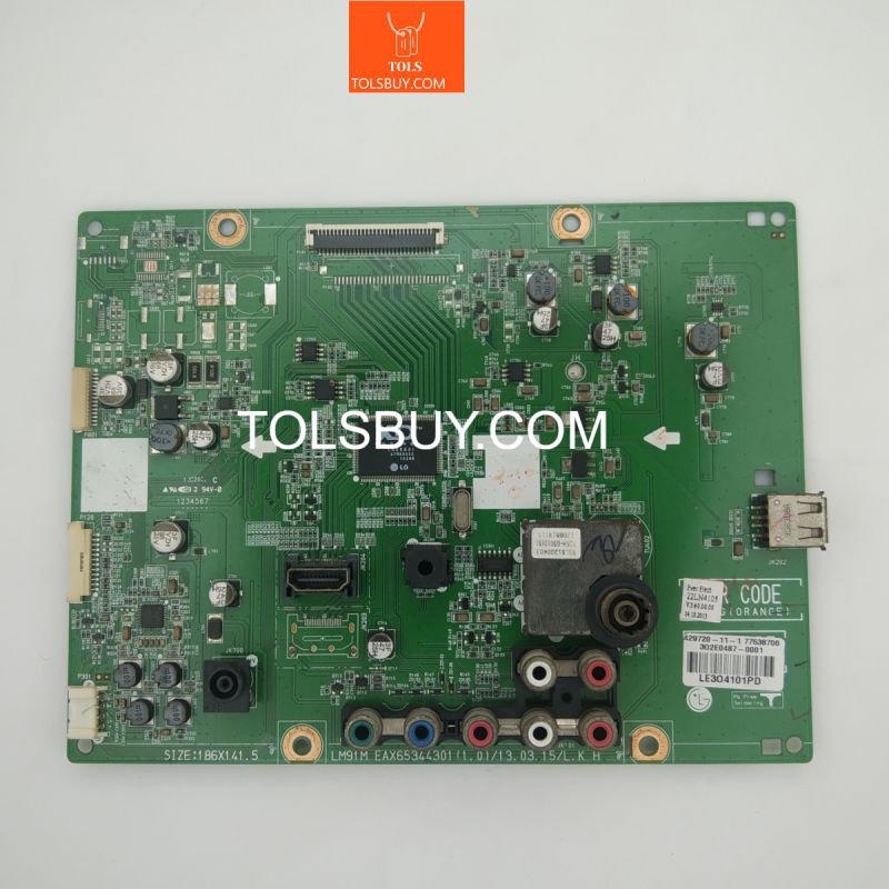 Green 12VDC LG 22LN4155-TF LED TV Motherboard