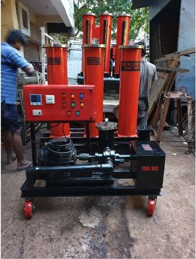 Automatic Turbine Oil Cleaning Machine, for Industrial, Voltage : 280 V