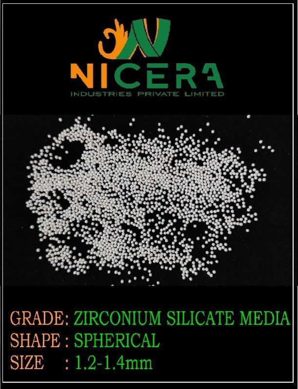 1.2-1.4mm Zirconium Silicate Media, for Industrial, Packaging Type : Packet