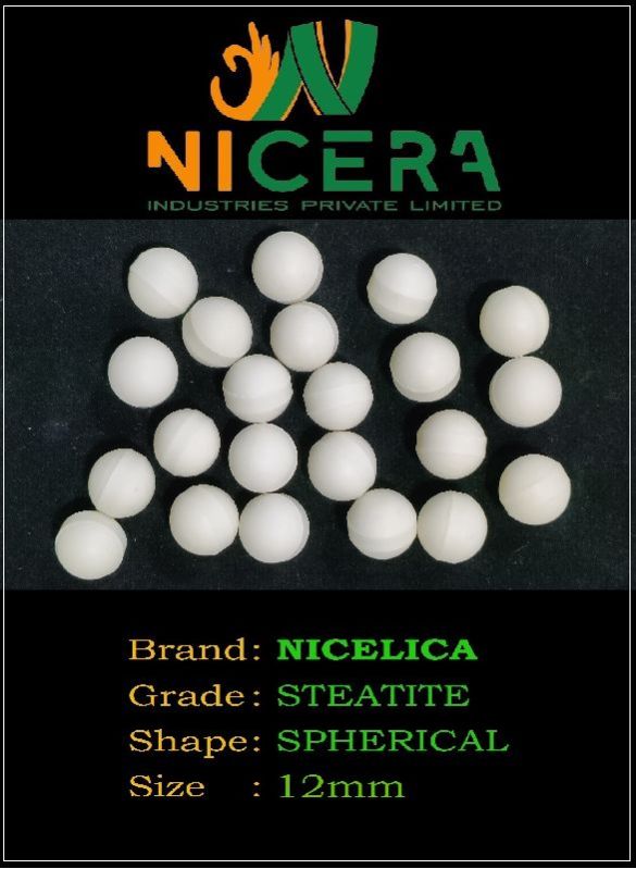 Round 12mm Steatite Ceramic Grinding Balls