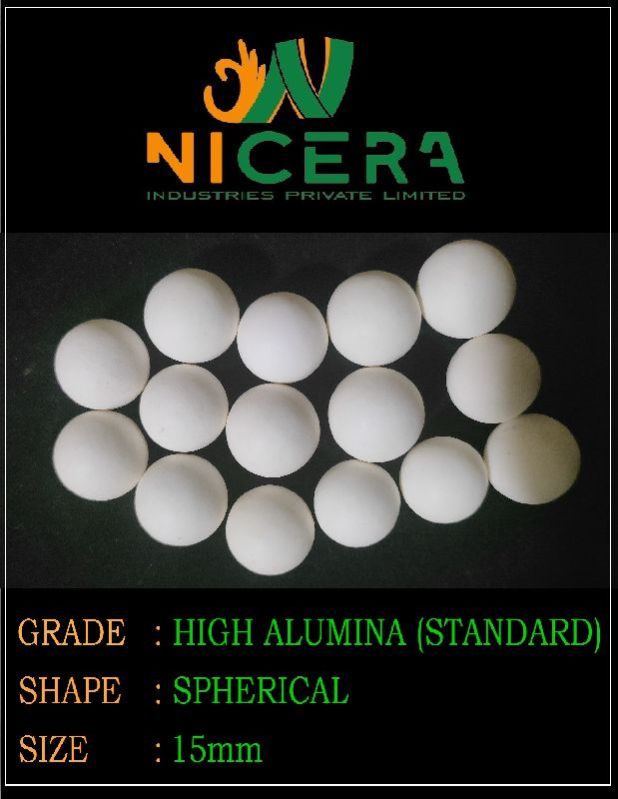 15mm High Alumina Ceramic Media