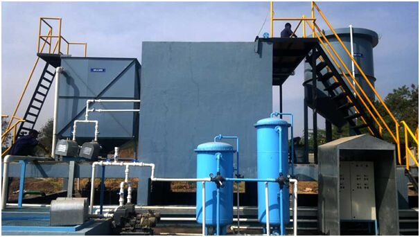 Electric 1000-2000kg Mild Steel or Stainless Steel Effluent Treatment Plant, for Water Recycling