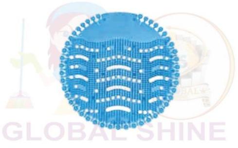 Blue Round 30-40gm Rubber Urinal Screen Mat 1004, for Bathroom, Feature : Fragrance remover