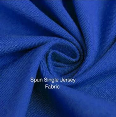 Plain Spun Single Jersey Fabric, for Knitted Garments, Blankets, Soft Toys, Packaging Type : Plastic Bag