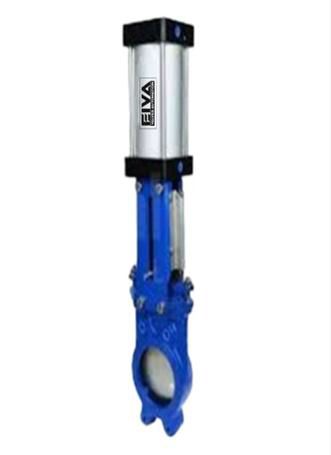 Pneumatic Cylinder Operated Wafer Type Knife Edge Gate Valve