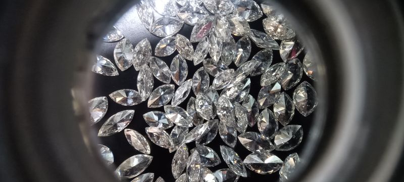 Fancy Polished Diamond Marquise, for Jewellery Use, Purity : VVS1, VVS2