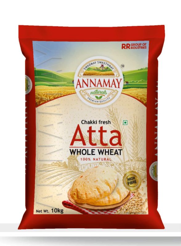 Creamy Powder 10 Kg Whole Wheat Atta, for Cooking, Packaging Type : Plastic Pack