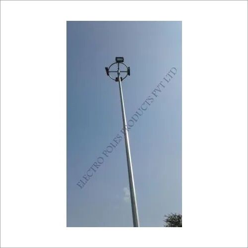 Steel Polished Octagonal Pole, Length : 3-12 Meter (m)
