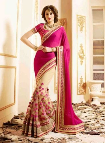 Designer Georgette Saree, For Easy Wash, Dry Cleaning, Anti-wrinkle, Shrink-resistant, Occasion : Party Wear