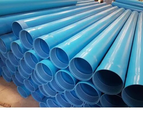 Round PVC Casing Pipe, Color : Blue