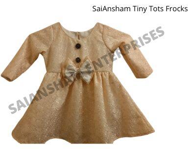 Plain Cotton Baby Girl Frock, Feature : Easily Washable