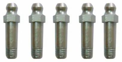 Silver Mild Steel 6mm Long Grease Nipple, For Automotive Industry, Feature : Corrosion Resistance