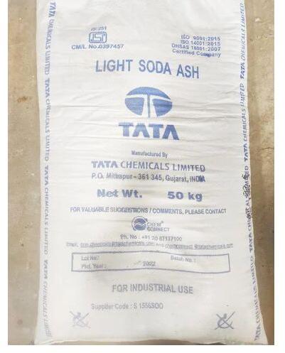 Tata Soda Ash, for Industrial, Packaging Size : Bag
