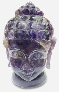 Amethyst Buddha Head