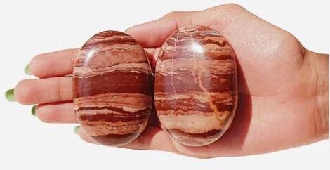 Chocolate Jasper Palm Stone