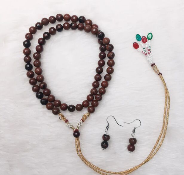 Mahogany Obsidian Necklace