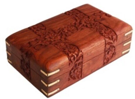 Polished wooden jewelry box, Feature : High Strength