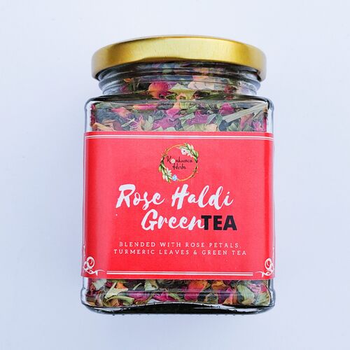 Rose Haldi Green Tea, Packaging Size : 50 gram