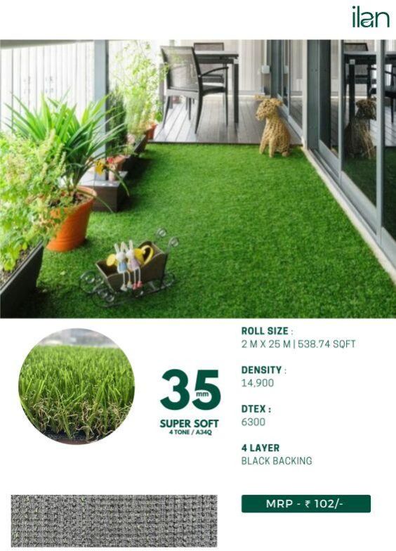 35 Mm Super Soft Artificial Grass