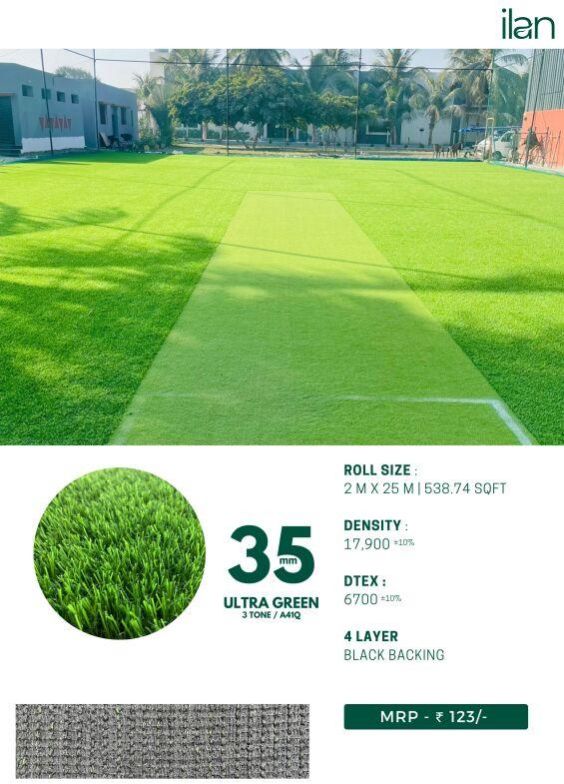 35 Mm Ultra Green Artificial Grass