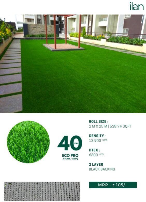 40 Mm Eco Pro Artificial Grass