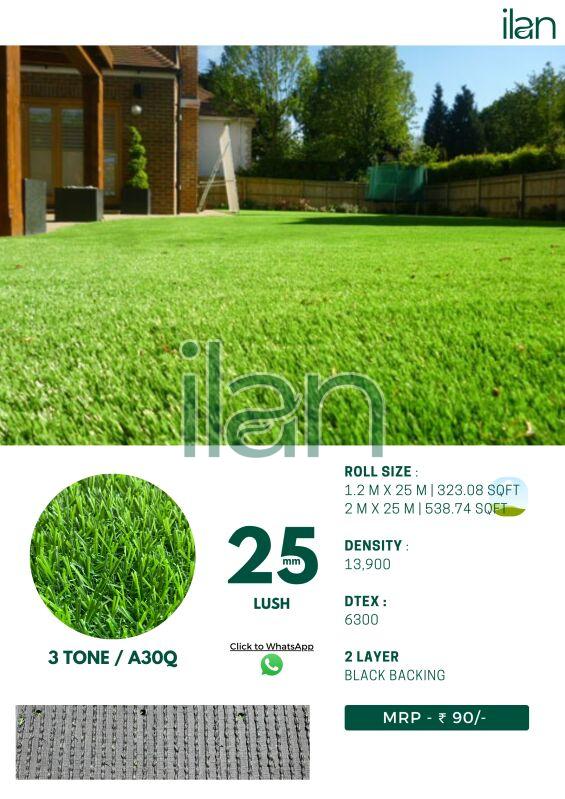 25 mm lush artificial grass, Technics : Attractive Look, Machine Made