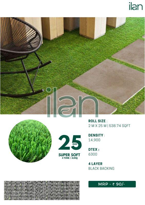 25 mm super soft artificial grass, Size : Multisize