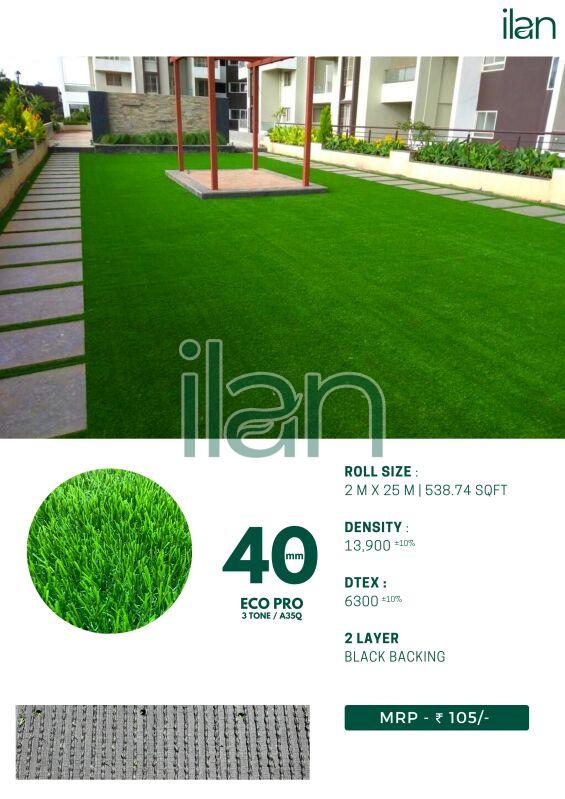 40 mm eco pro artificial grass, Technics : Attractive Look, Machine Made