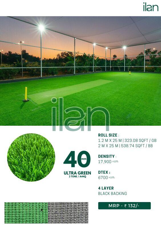 40 mm ultra green artificial grass, Technics : Attractive Look, Machine Made