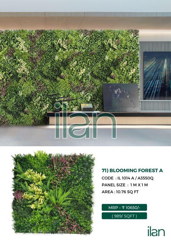 Green Square Blooming Forest A, For Indoor, Outdoor, Packaging Type : Pvc