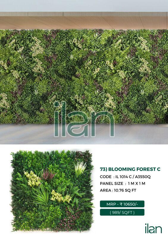 Blooming Forest C Green Wall, For Indoor, Outdoor, Feature : Durable, Easy To Place, Fad-less, High Strength