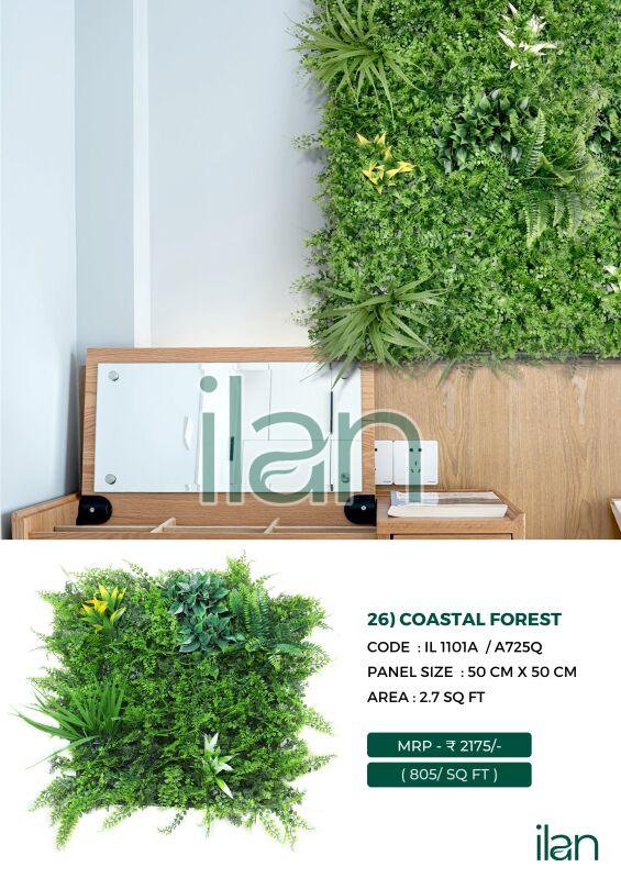 coastal forest artificial green walls