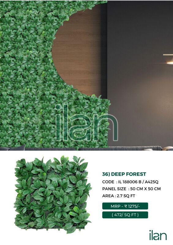 deep forest artificial green walls