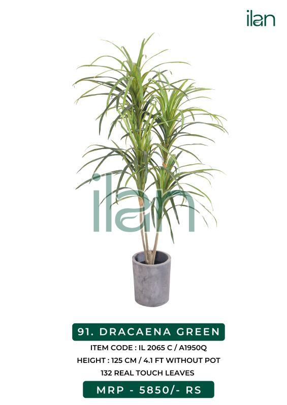 dracaena green artificial plants