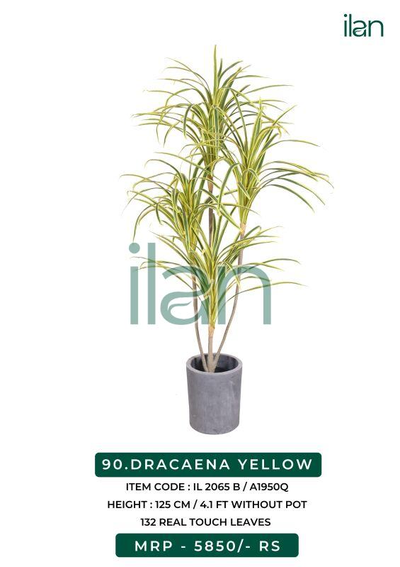 dracaena yellow artificial plants