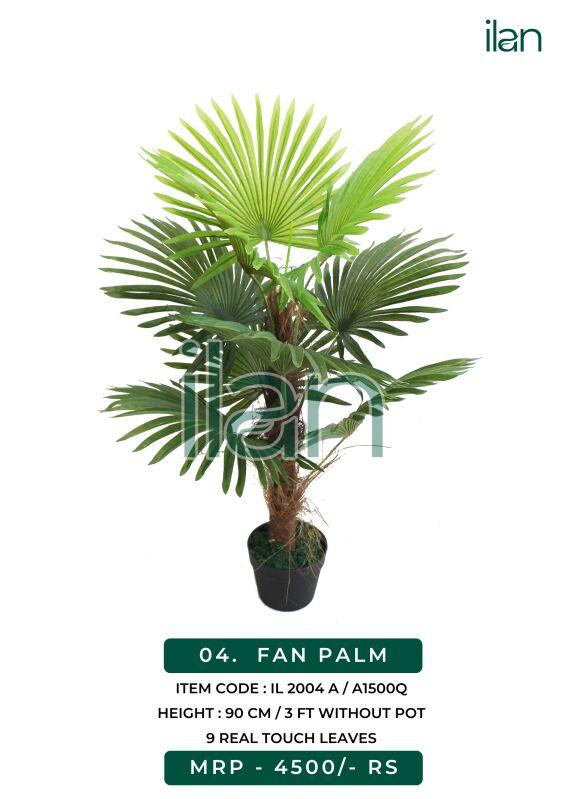 Fan palm 2004 a artificial plants, Size : 3 FT