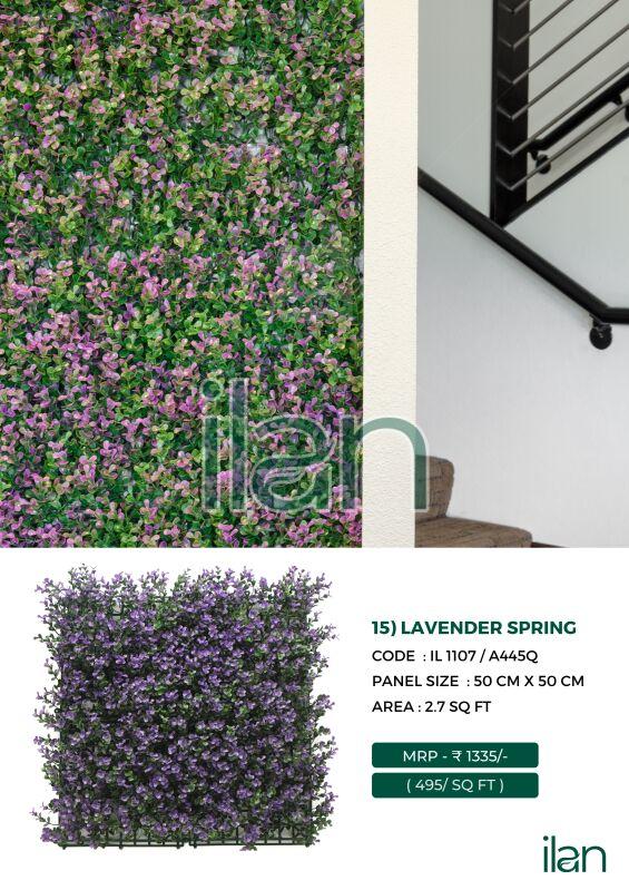 lavender spring artificial green walls