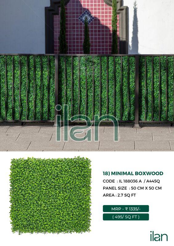 minimal boxwood artificial green walls