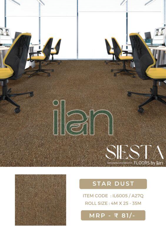 Siesta Oval Plain Pp Star Dust, For Home, Office, Hotel, Technique : Machine Tufted