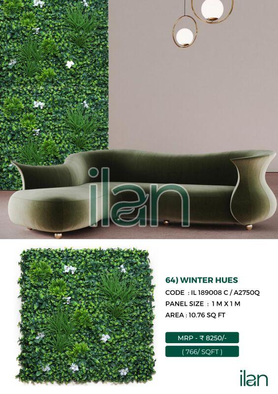 Winter Hues Artificial Green Walls, For Indoor, Outdoor, Feature : Durable, Easy To Place, Fad-less