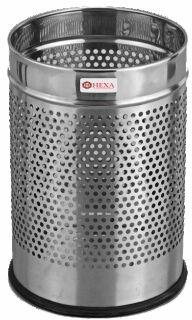 Polished Stainless Steel Perforated Bin, Weight Capacity : 5-10 Kg