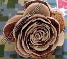 Brown Sola Cabbage Rose Skin Flower, for Decoration