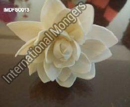White Sola Lotus Flower, for Decoration, Packaging Type : Plastic Bag