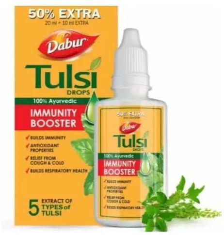 Dabur Tulsi Drops, for Immunity Booster, Form : Liquid