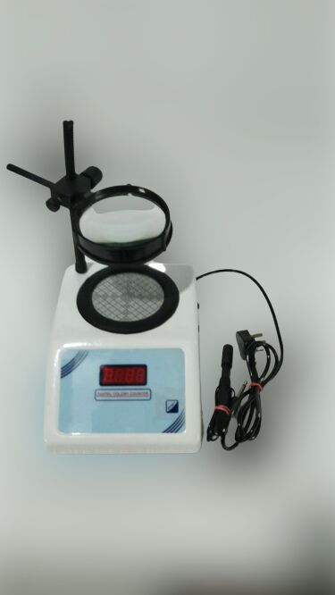 MAYALAB White Manual 50Hz digital colony counter, for Laboratory Use, Voltage : 220V