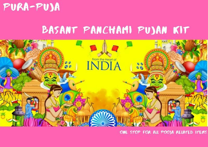 Polished Basant Panchmi Pooja Kit, for Religious, Color : Multi Color