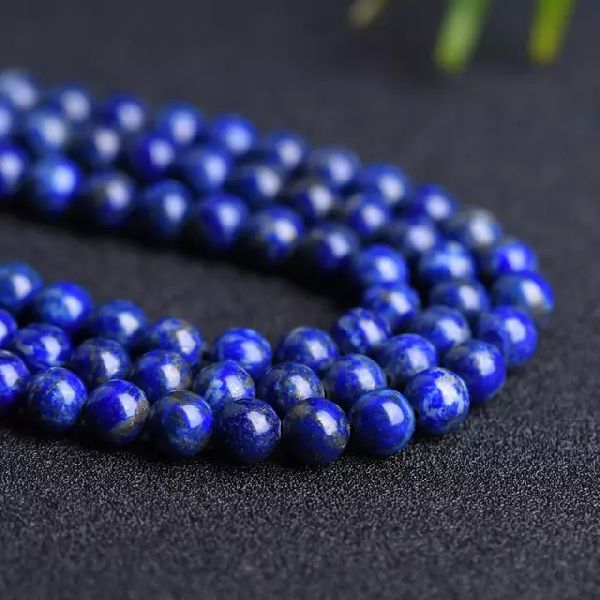Lapis Lazuli Beads Mala, for Making Jewellery, Size : 3 Inch To 5 Inch