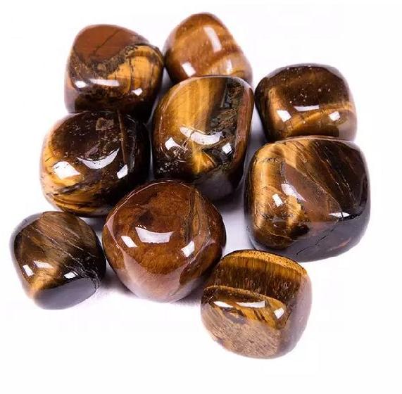 Square Polished Tiger Eye Tumbled Stone, Feature : Aptivating Look